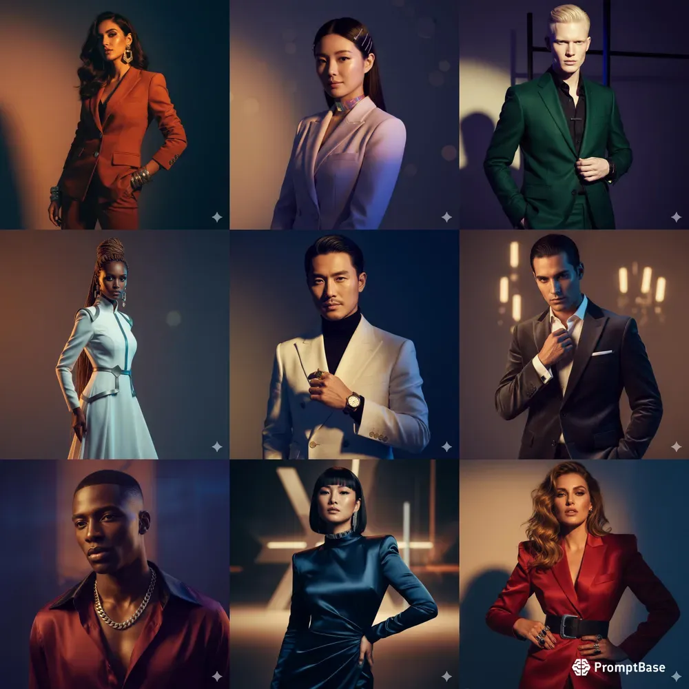 Premium Luxury Fashion Model Photos