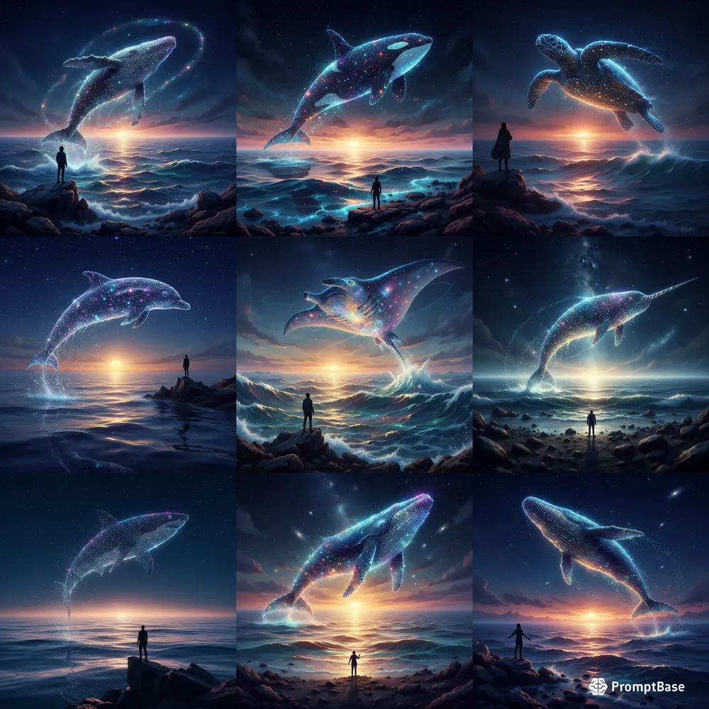 Celestial Depths And Luminous Giants