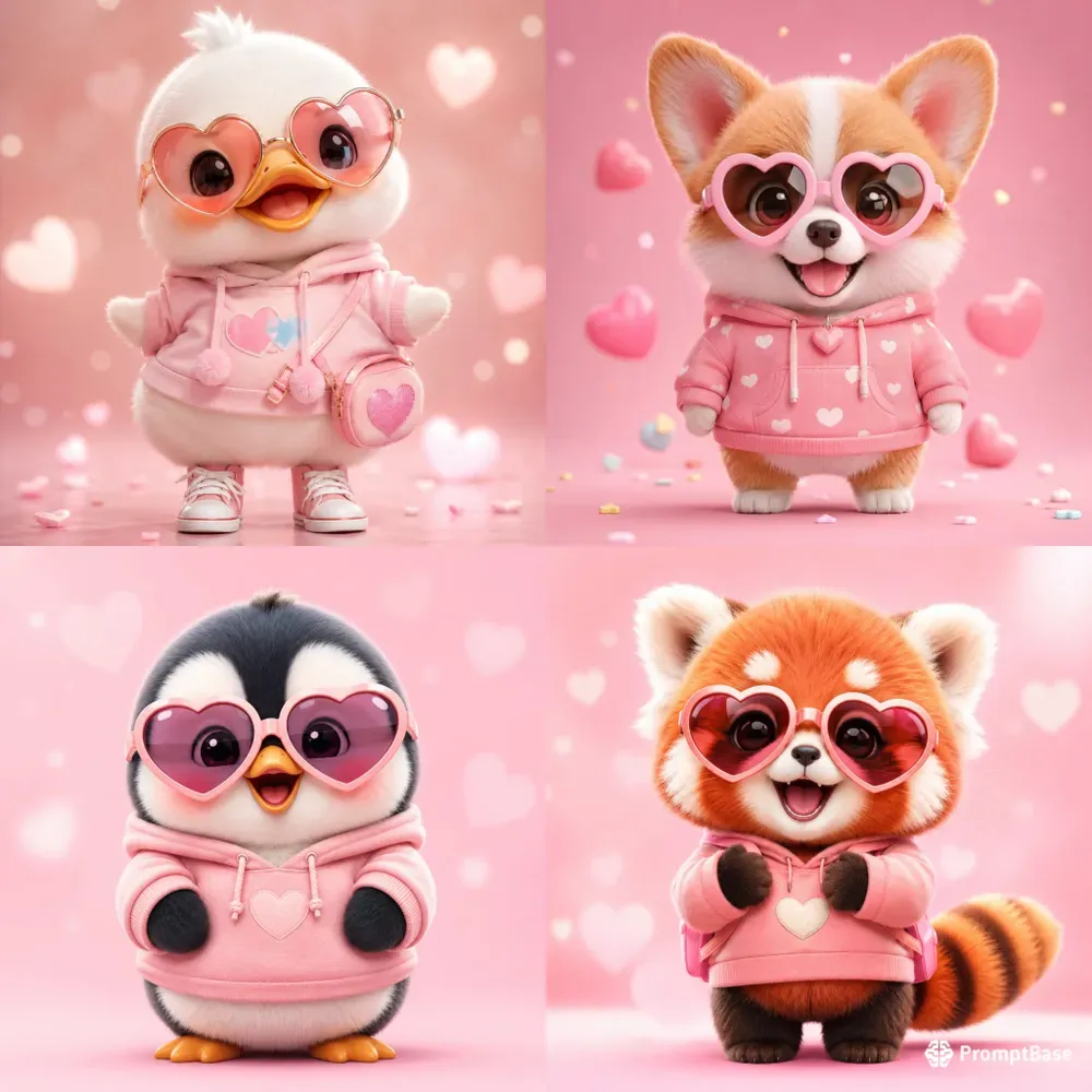 Cute Kawaii Character Portraits