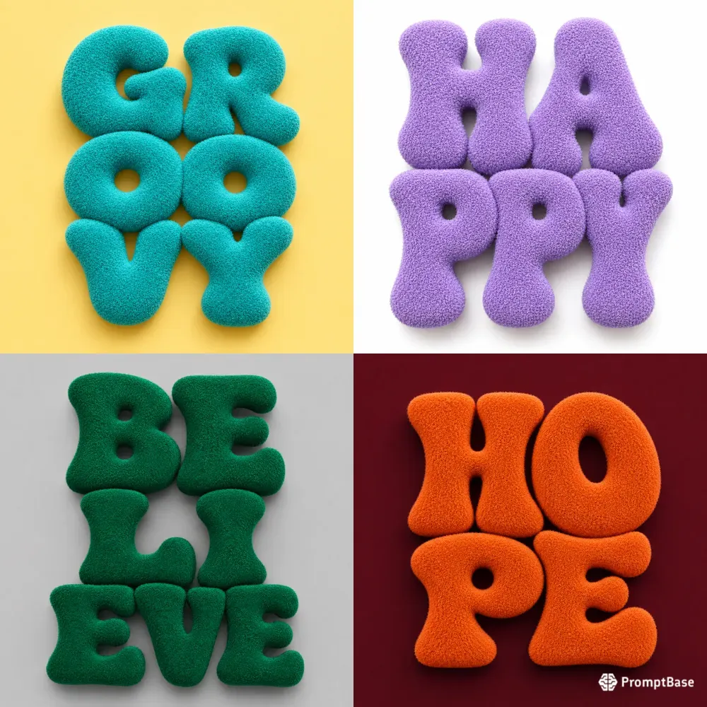 Retro 3D Texts