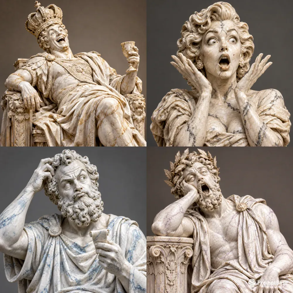 Marble Meme Masterpieces