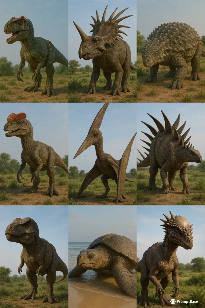 Realistic Dino Portraits