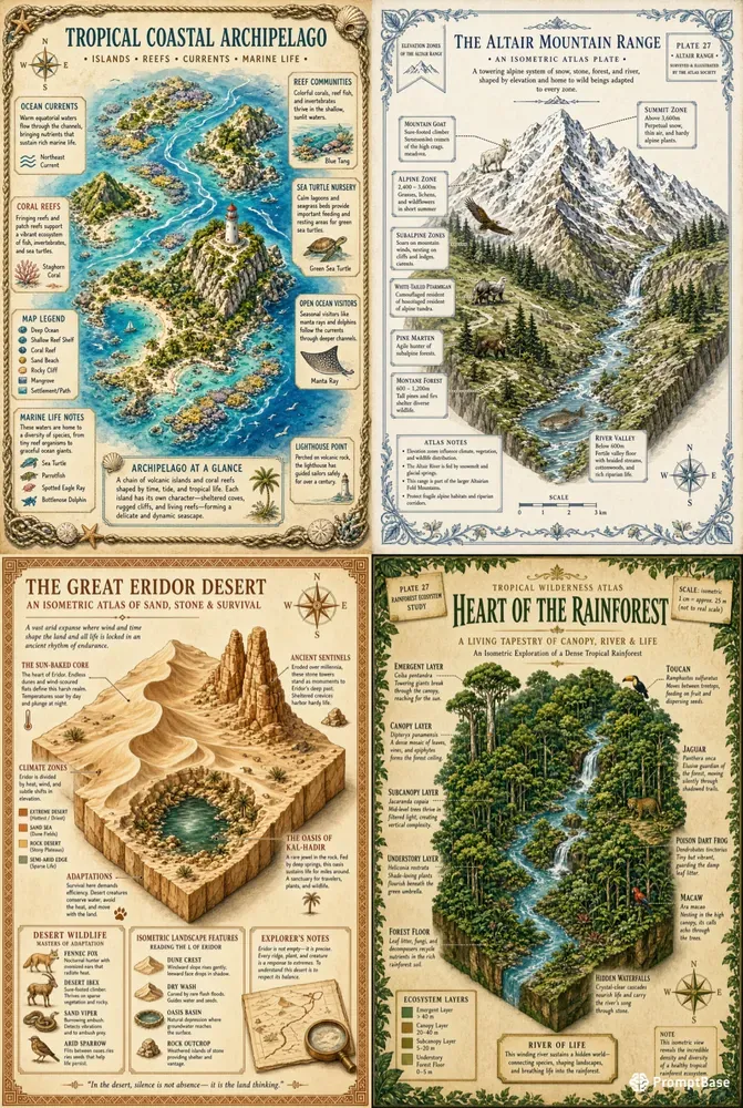Educational Geography Atlas Pages