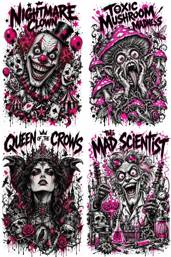 Graffiti Horror Portraits