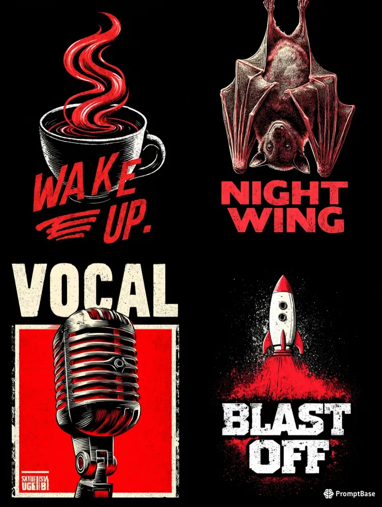 Bold Vector Tshirt Art