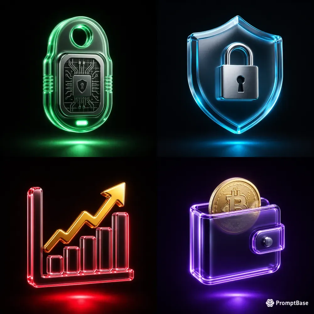 3D Glassmorphism UI Icons