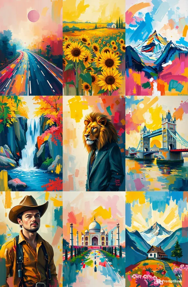 Abstract Expressionism Templates