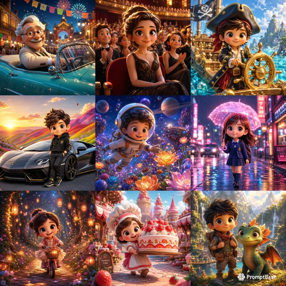 Cute 3D Chibi Character Adventures