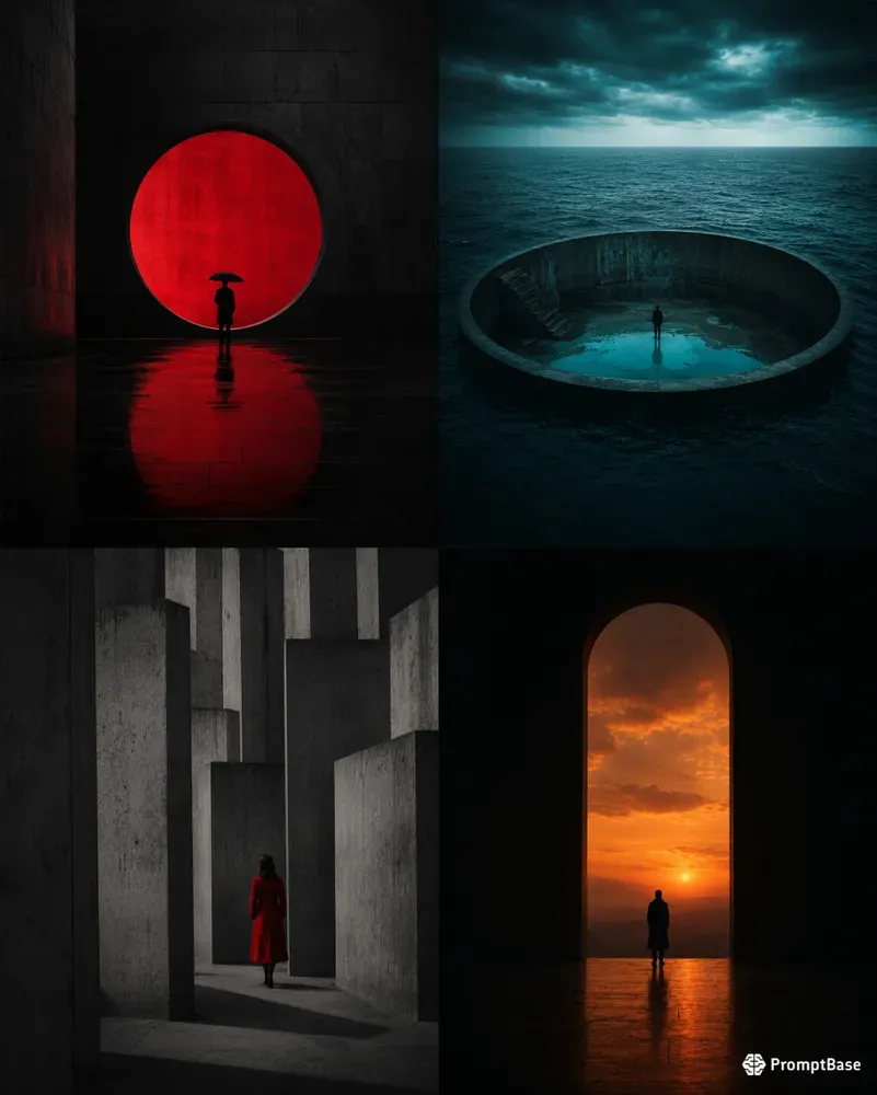 Cinematic Solitude Photography