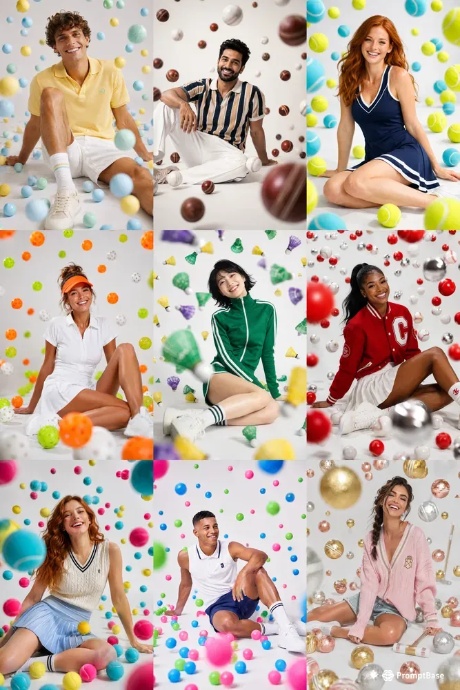 Floating Sports Chic Photo Portraits