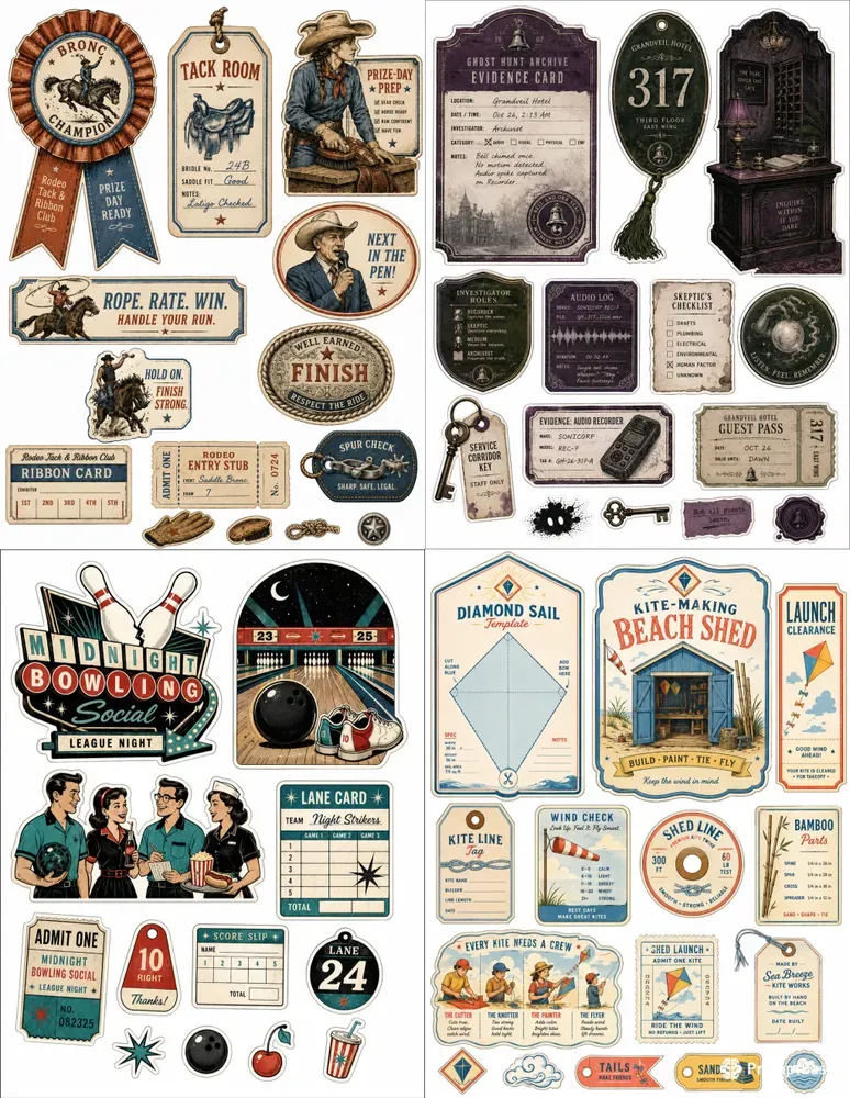 Printable Hobby Ephemera