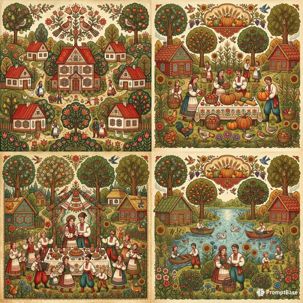 Enchanted Eastern Folk Art