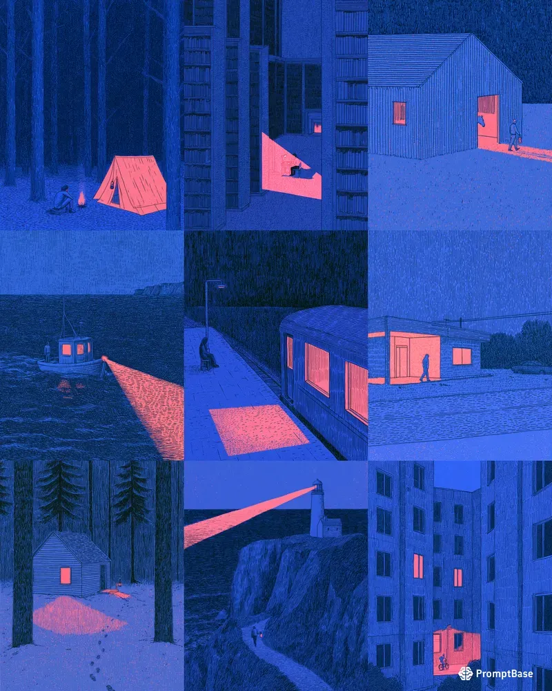 Blue Nights Little Lights