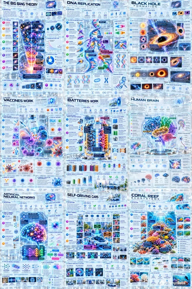 Futuristic Holographic Infographics