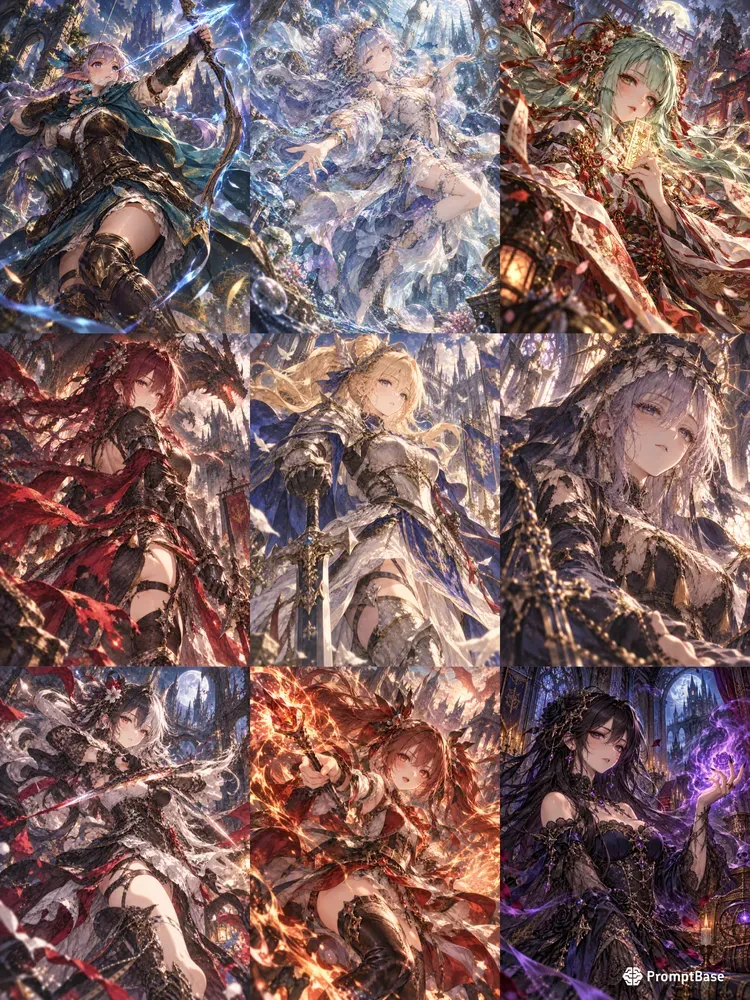 Classic Fantasy Anime Girls