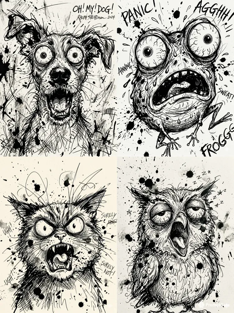 Quirky Steadman Chibi Characters
