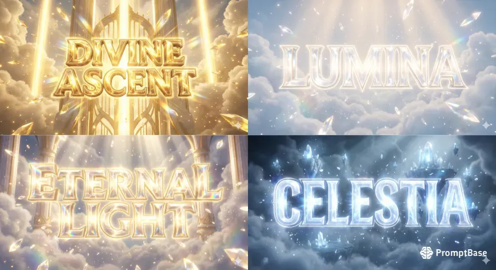 Holy Light Fantasy Logo Generator