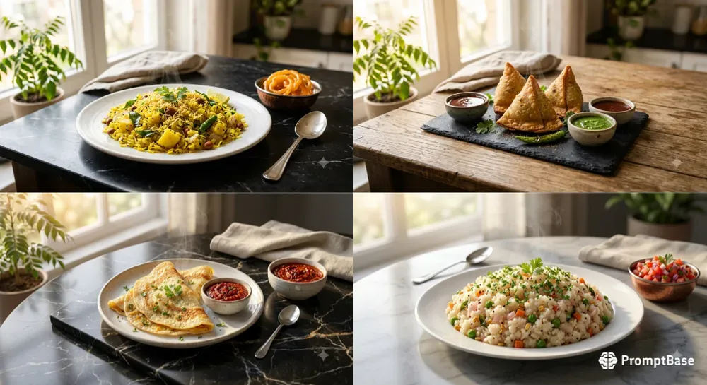 Luxury Indian Breakfast Ads