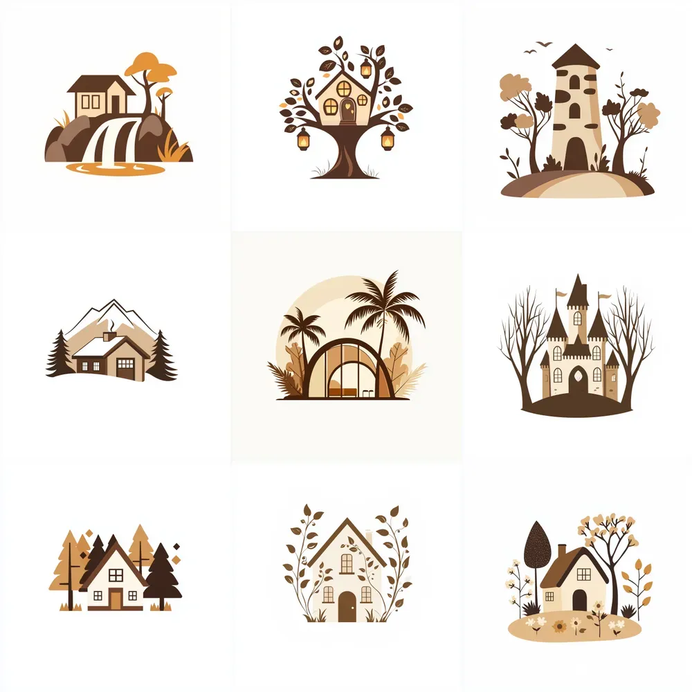 Free Home Concept Logos