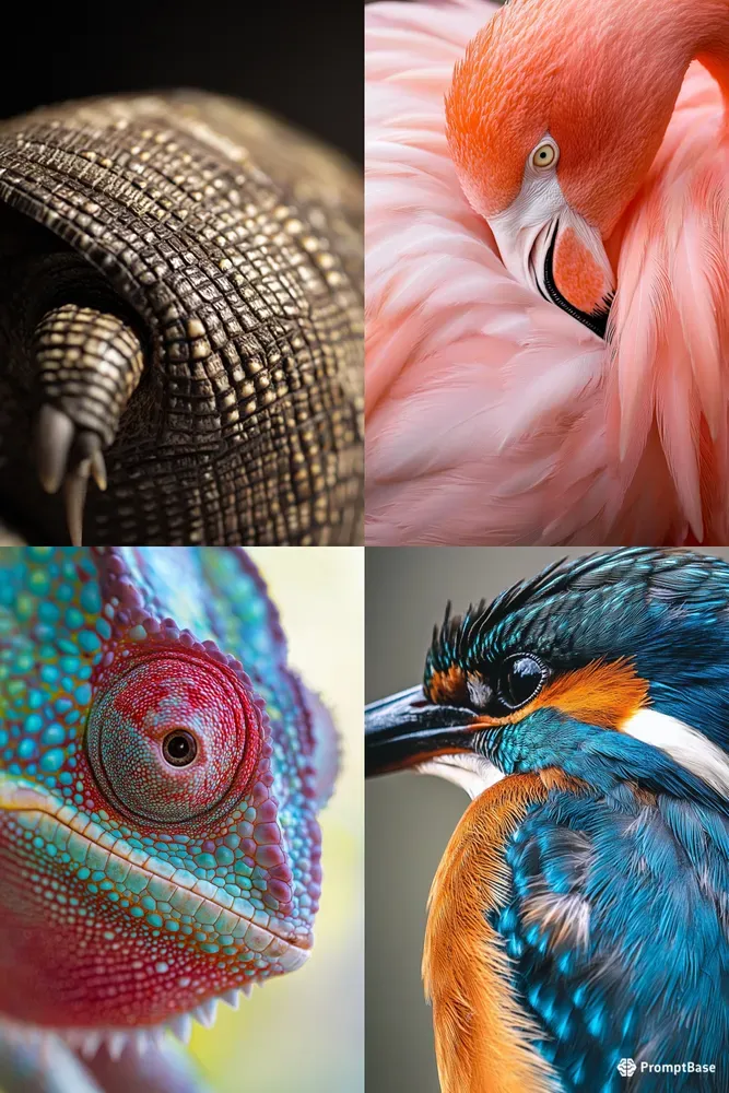 Macro Wildlife Textures