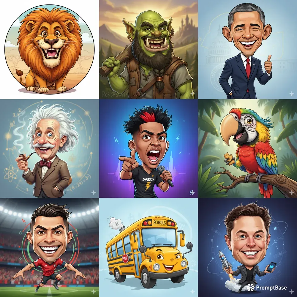 Stunning Caricature Portraits