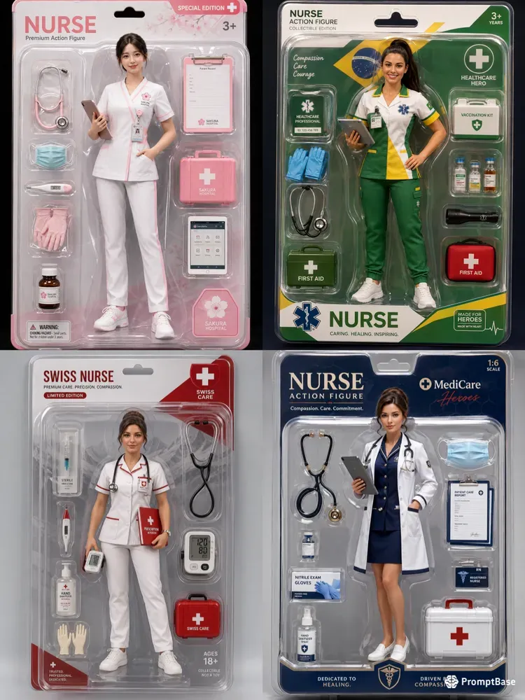 Beautiful Nurse Action Figures