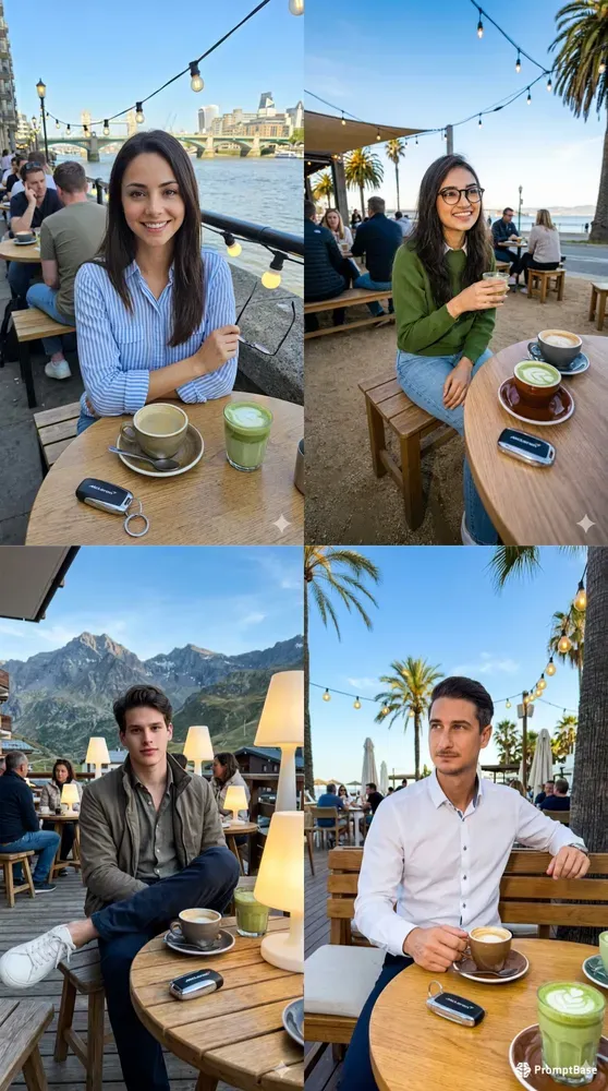 Photos With Style In Cafes