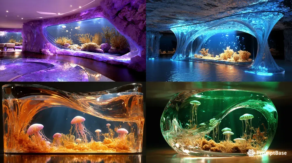 Architectural Crystal Aquariums