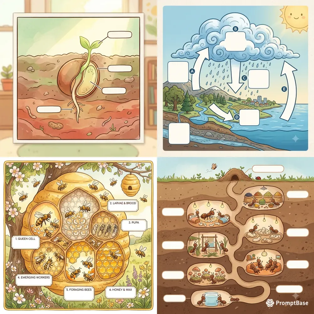 Storybook Science Cutaway Poster Builders