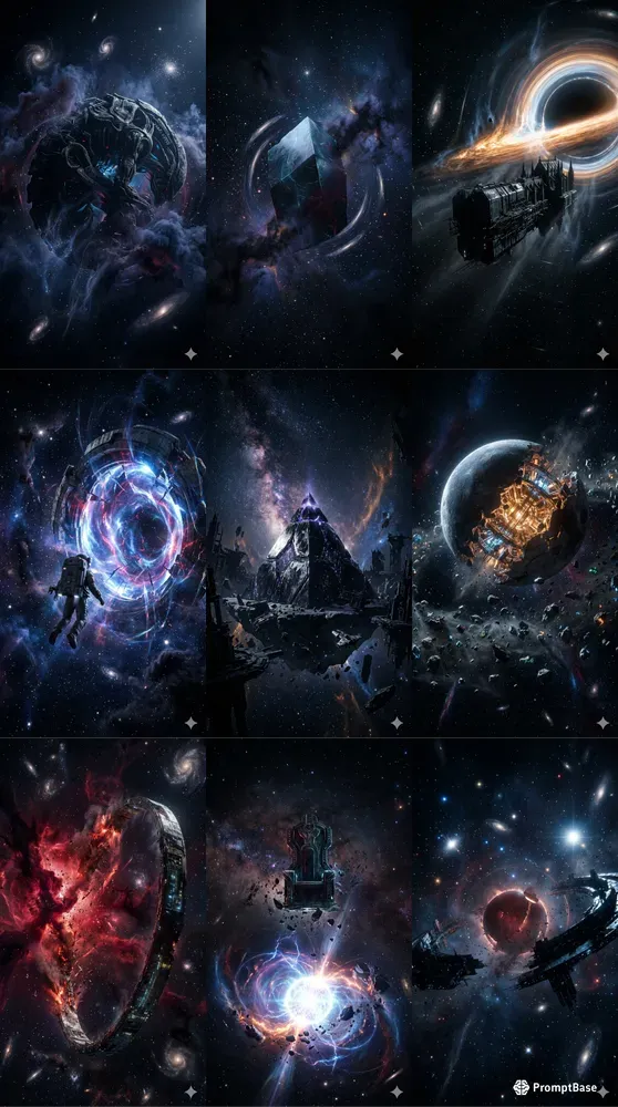 Dark Space Cinema Visuals