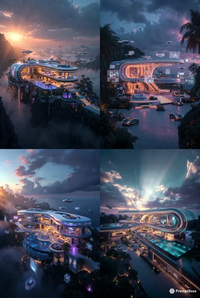 Futuristic Smart Homes 8K