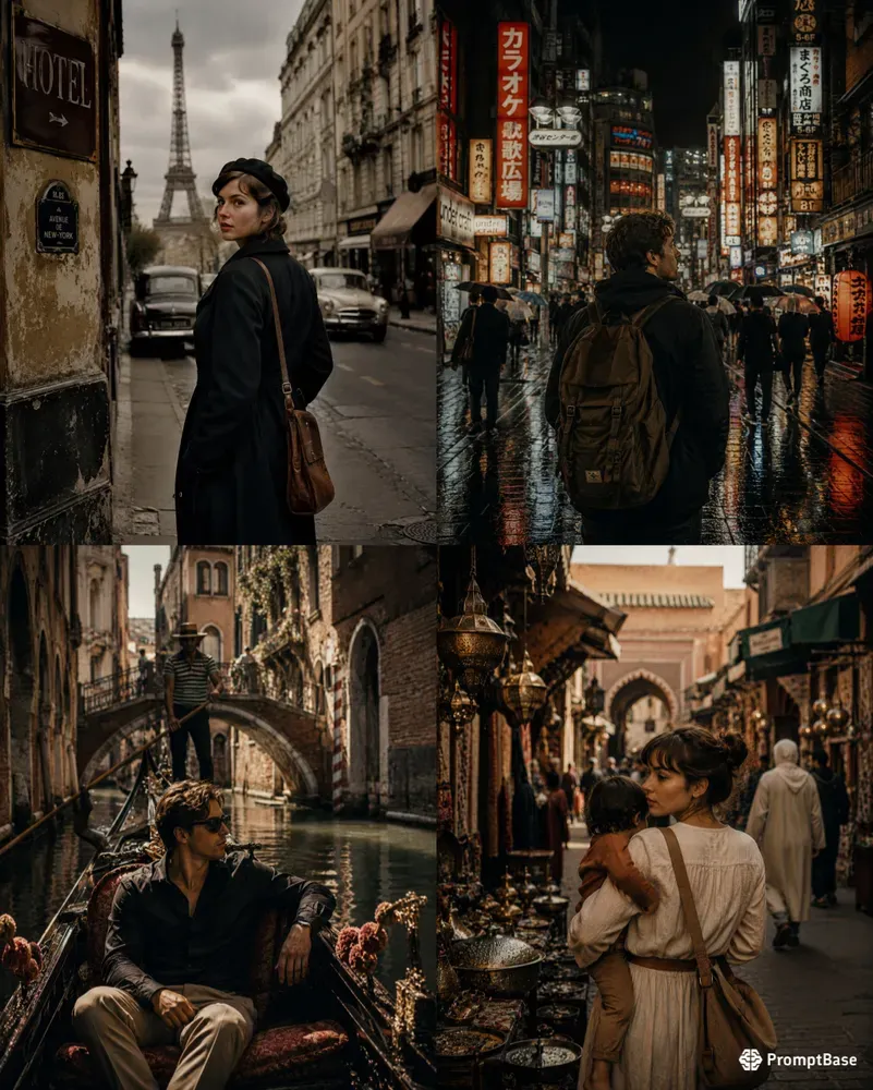 Dramatic Vintage Travel Memories