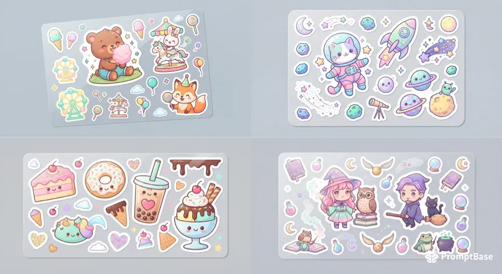 Kawaii Sticker Sheet Creators