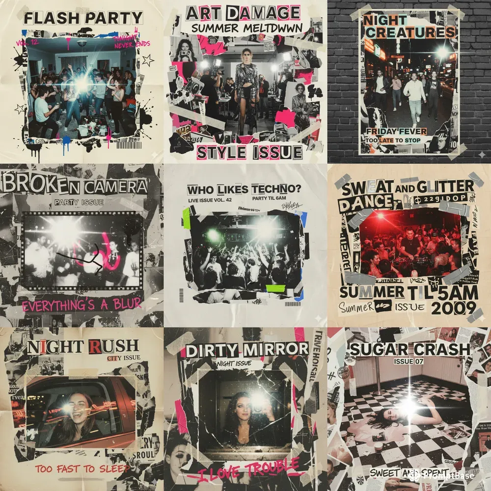 Indie Sleaze Collage Poster Creators