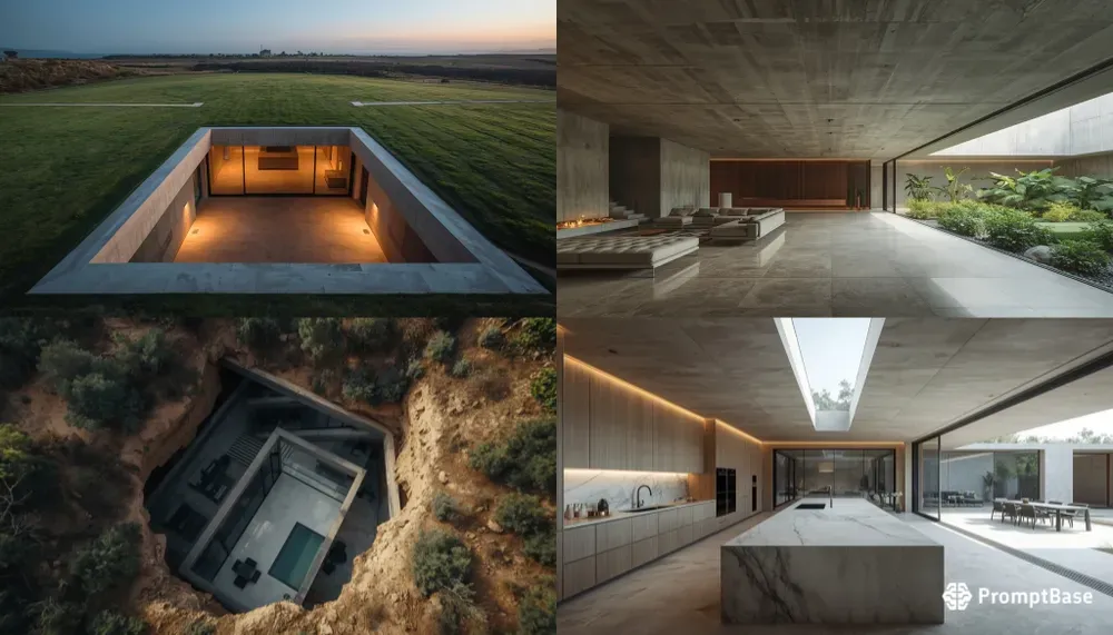 Cinematic Underground Luxury Villas