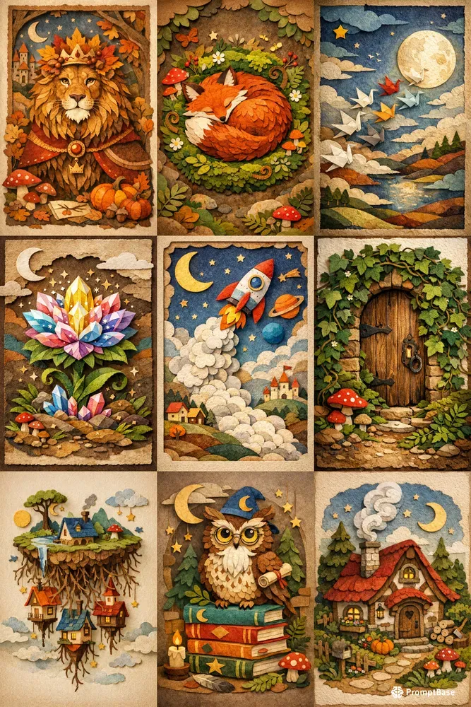 The Folklore Papercraft Dioramas