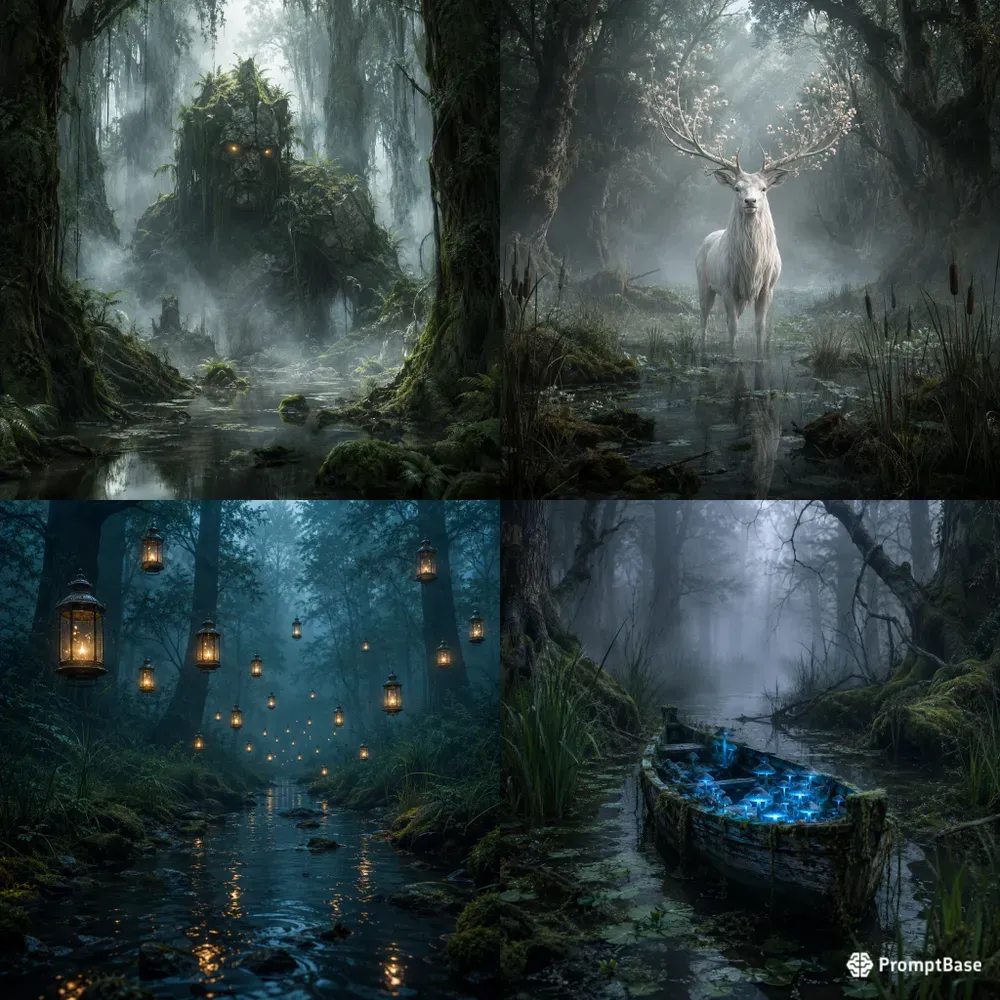 Mystical Misty Forest Worlds
