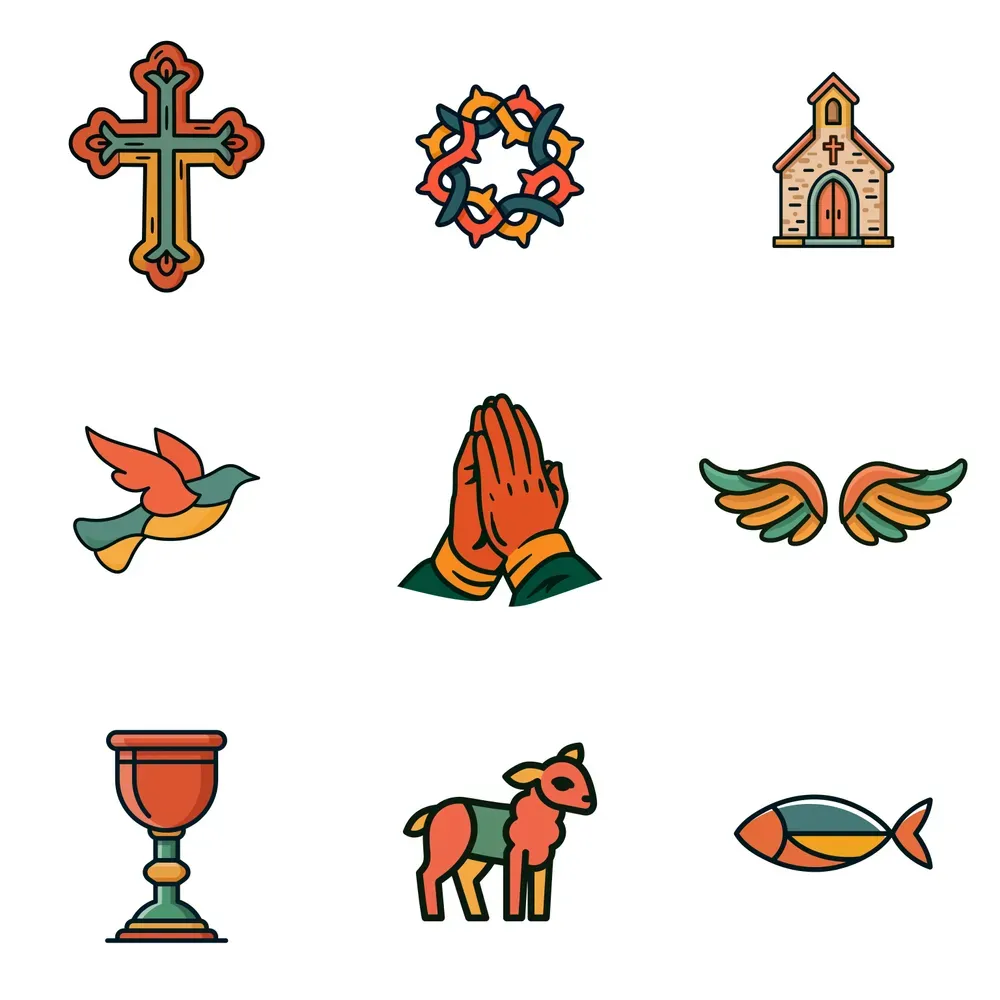 Christian Clipart Faith Symbol Icons