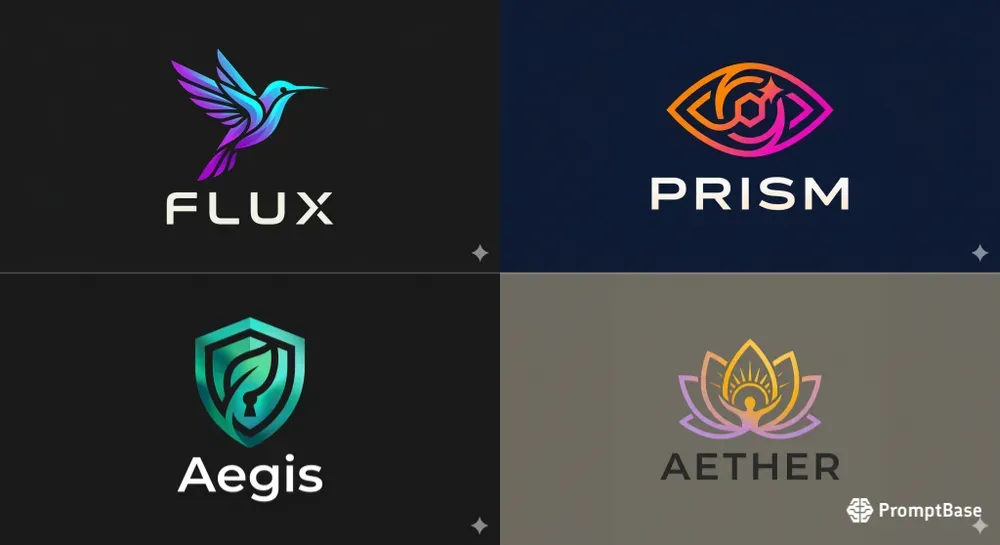 Ultramodern Gradient Tech Logos