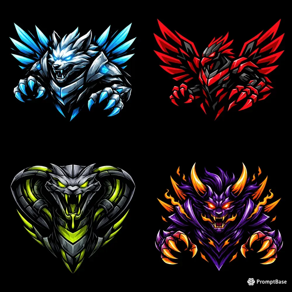 Elite Mascot Esports Emblems