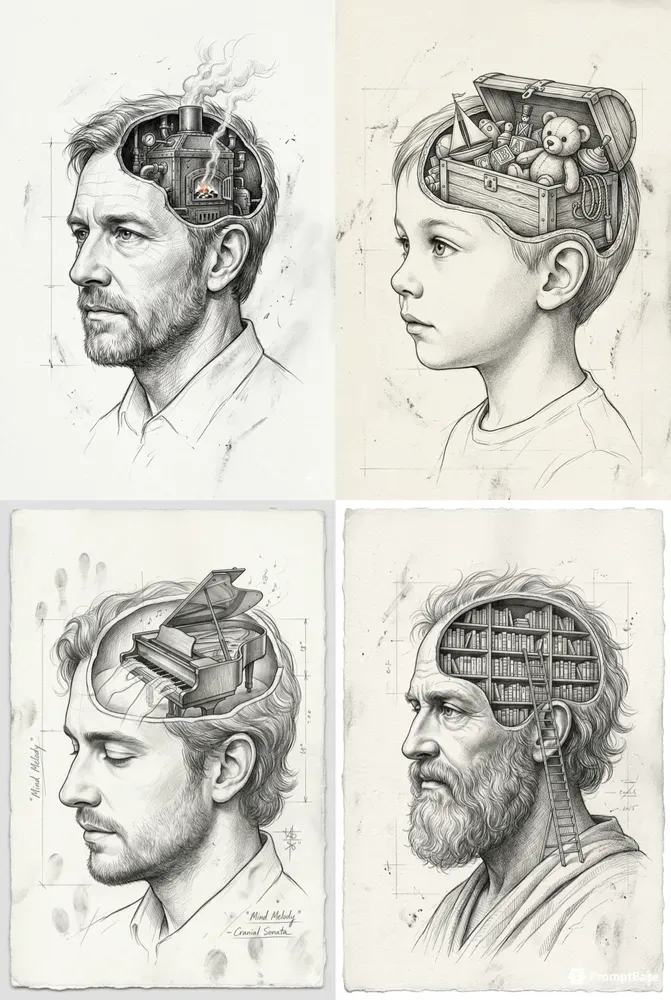 Surreal Conceptual Pencil Sketch Art