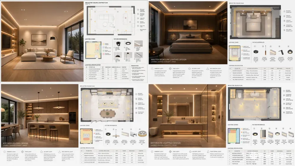 Professional Interior Lighting Designs