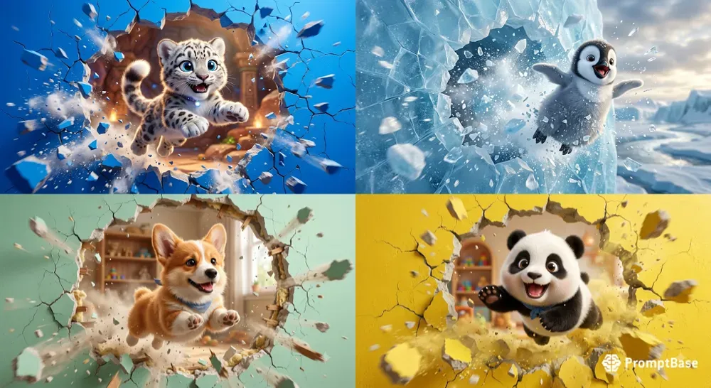3D Wallbreaking Animal Creators