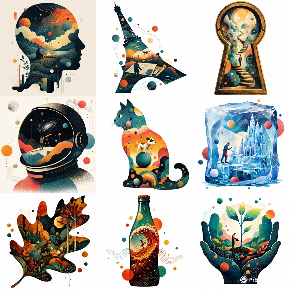 Surreal Editorial Silhouette Art