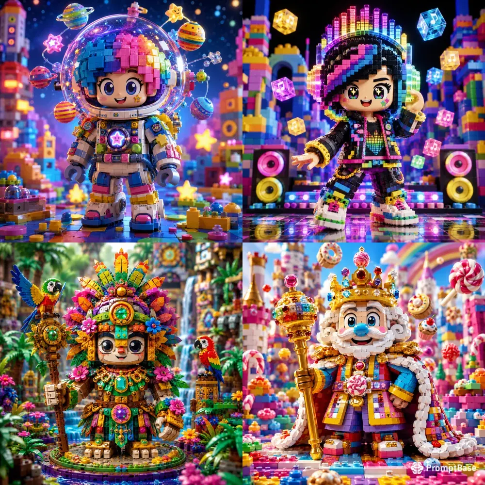 Color Brick Dreamworld Character Renders