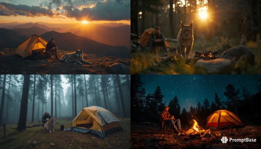 Wild Camping Cinematic Wildlife