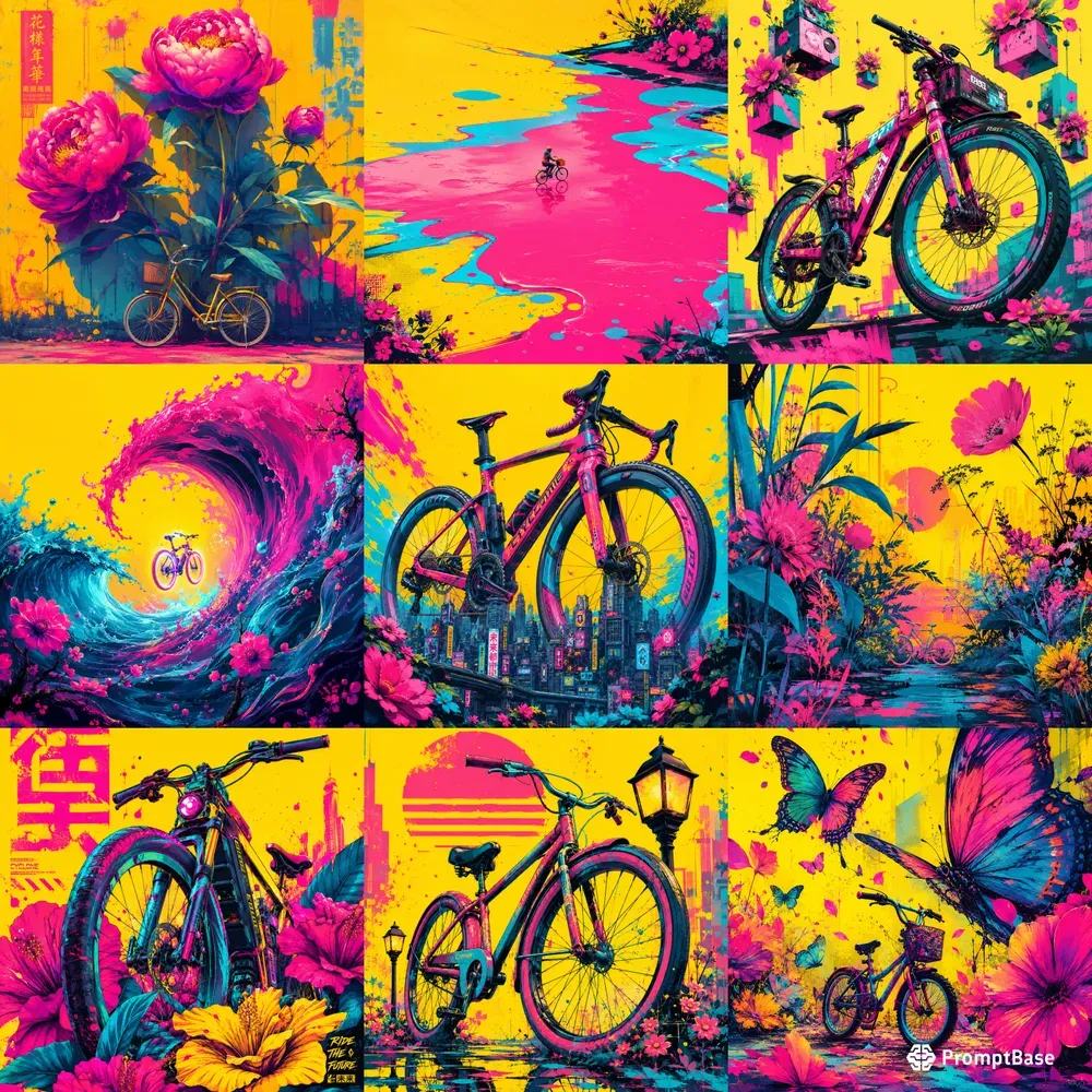 Neon Bloom Rides