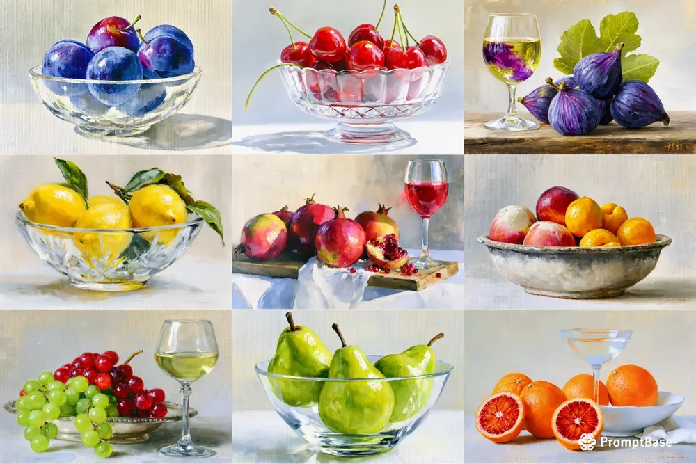 Luxury Oil Still Life Art