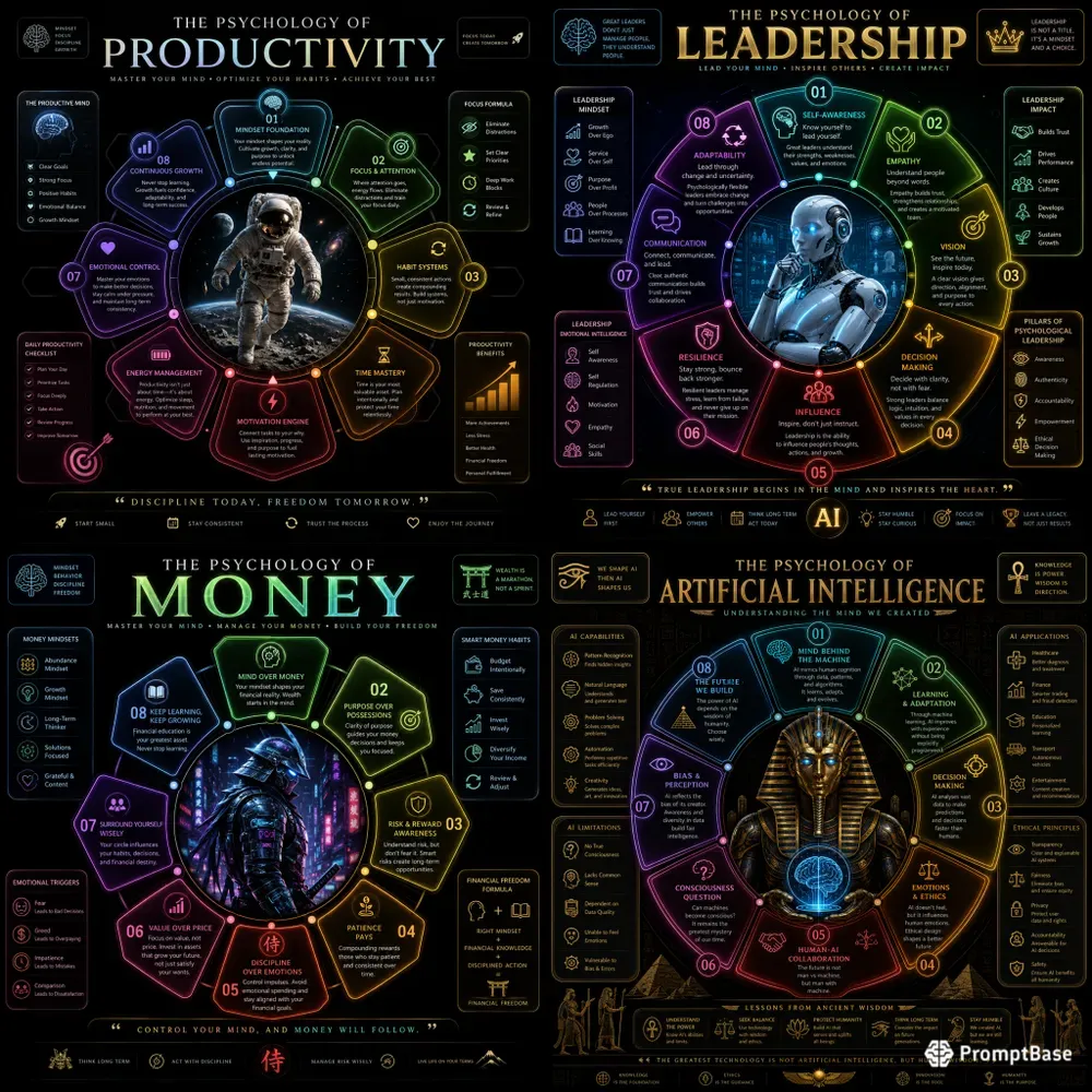 Premium Neon Psychology Packs