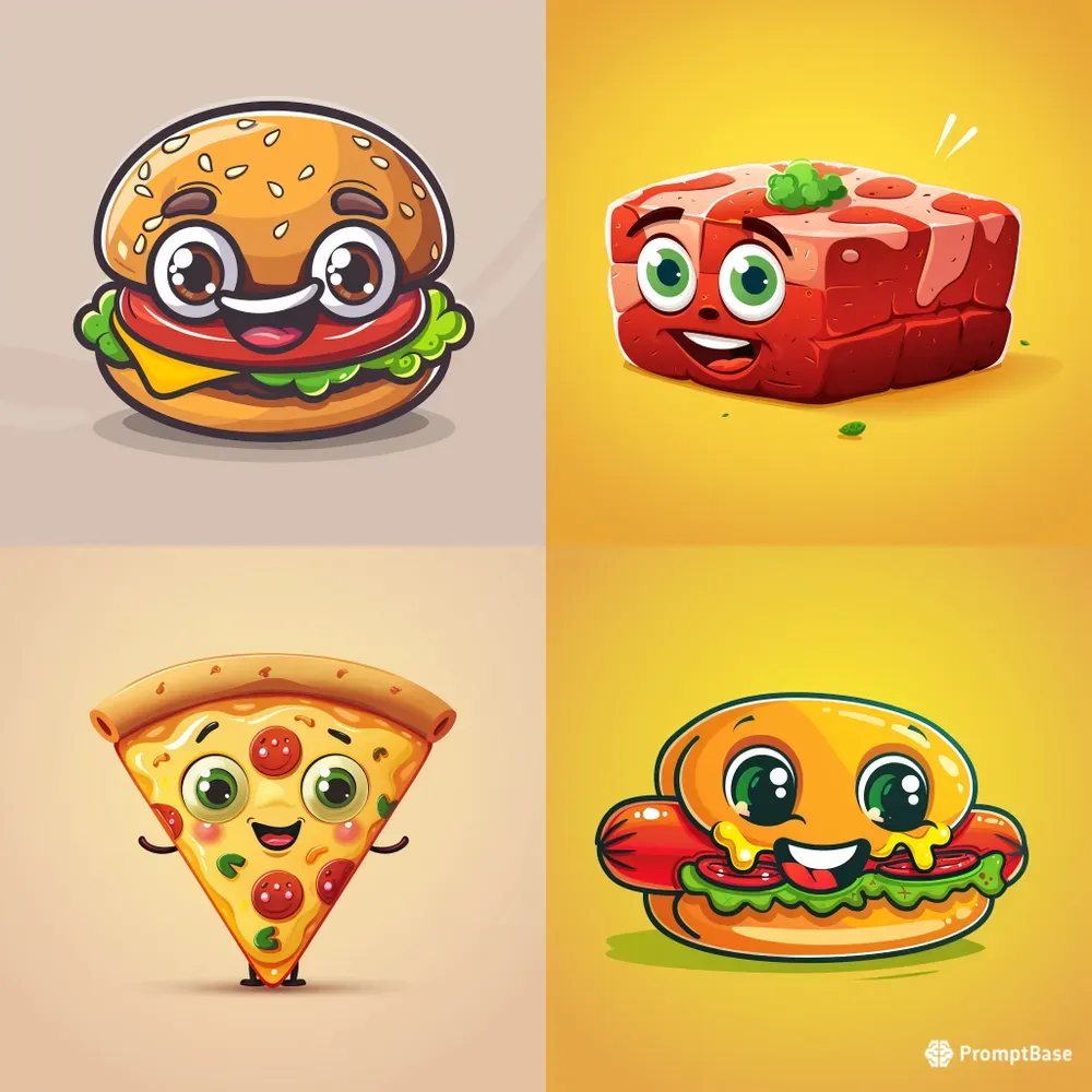 Cute Food Mascot Generator